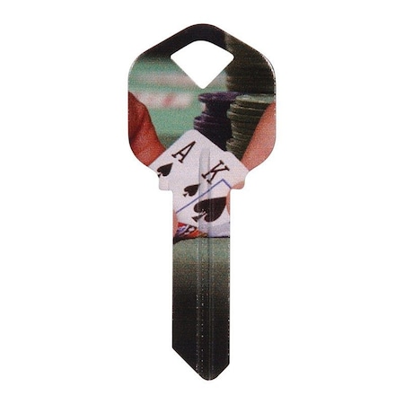 Hillman HILLMAN Wackey Poker House/Office Universal Key Blank KW1 Single 87187